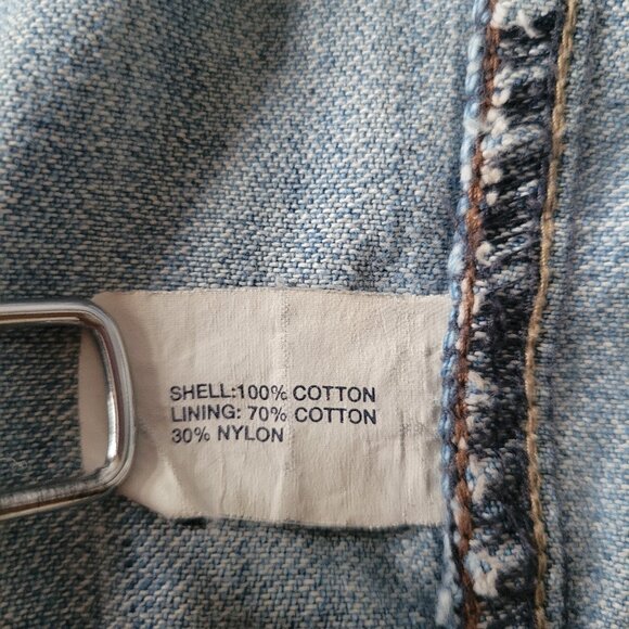 Gap Kids Denim Jean Jacket, Girl S 6-7, Snap Front Closure Button Detail, EUC - Picture 11 of 11